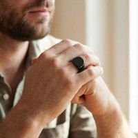 Bague Chevalière Massif Personnalisée pour Homme en Acier Inoxydable 316L Plaqué Or PVD 14k 18k, Anti-ternissement, Vente en Gros