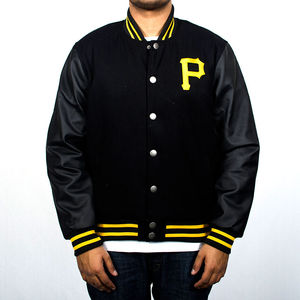 Veste d'hiver pour homme, de haute qualité, élégante, en laine, imperméable, respirante, à capuche, design varsity, style lettreman - Product Image 6