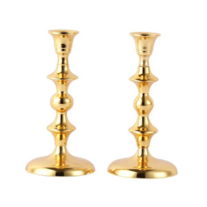 Gold Plated <b>Candle</b> Holder Elegant Romantic Luxury Christmas Room Decorative Crafts Elegant <b>Dinner</b> Light Metal Home Ornament - Product Image 3