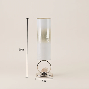 Jarrón de Flores de Metal y Vidrio de Fabricante Confiable para Decoración del Hogar de Primera Calidad que Muestra Artesanía Experta y Belleza Atemporal - Product Image 6