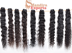 Extensiones de cabello humano indio alineado cutícula sin procesar paquetes naturales ondulados de proveedor virgen crudo al por mayor - Product Image 3