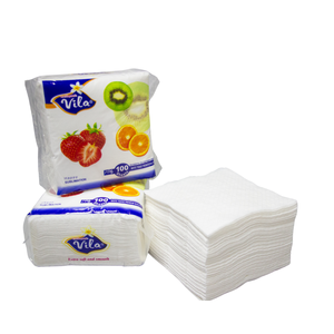 Vietnam Manufactured High Quality 1 Ply Virgin Wood <b>Pulp</b> Custom Paper Napkin Bag Wholesale for Restaurant Wedding Party Use - Product Image 2
