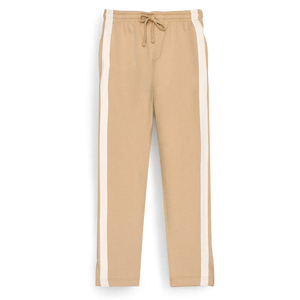 Conjunto Deportivo de Primera Calidad Hecho en Pakistán, Color Beige Sólido para Hombre, Chaqueta con Cierre y Pantalones con Cintura Elástica - Product Image 3