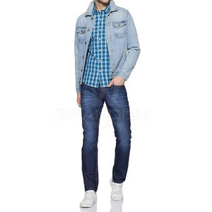 Pantalon en jean quantité minimale de commande bas sur mesure pour hommes pantalon en jean avec logo personnalisé dernier design pour hommes vente en gros - Product Image 4