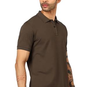 Nouveau modèle de polo en tissu streetwear avec logo personnalisé, dernière mode 2026, polos de haute qualité 2026 - Product Image 3