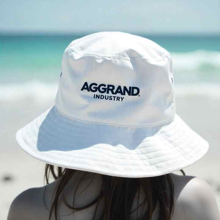 Free Logo in Sample Wholesale Blank Custom Bucket Hats Summer Fashion Printed Bucket Hat Large Brim Windproof Beach Hat