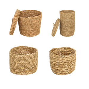 Juego de 9 Cestas de Mimbre Tejidas al por Mayor para Almacenamiento, Maceta Redonda de Mimbre, Hecha en Vietnam, Buen Precio - Product Image 2