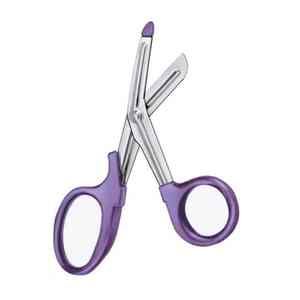 Tijeras de vendaje Sutur Kit Tijeras en ángulo a lado dentado Interior 1 Sonda de hoja puntiaguda 180 mm 7 "Enfermera Medic Instrumento - Product Image 5