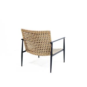 Comhome - Lit de repos en rotin plastique durable avec coussins et rangement intégré pour un confort supplémentaire en extérieur, fabriqué au Vietnam - Product Image 4