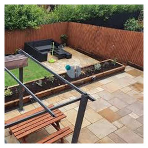 Pack terrasse en grès pour décoration de sol extérieur Pavage en pierre menthe d'excellente qualité Finition adoucie naturelle au prix du marché - Product Image 3