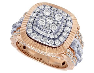 Bague personnalisée Hip Hop Moissanite VVS en diamant glacé, unique et élégante faite à la main pour hommes - Product Image 3