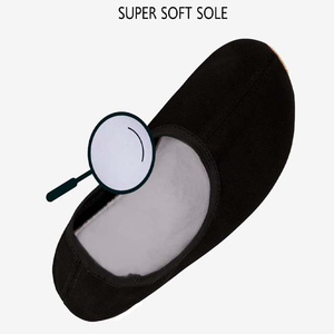 Zapatos de Ballet de PU para niños de alta calidad, zapatillas de baile de suela blanda para niñas, zapatos de gimnasia, trampolín, baile de gimnasia, zapatos de cuero blanco - Product Image 3