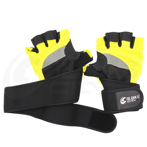 Entrenamiento Medio dedo Levantamiento de pesas Mano Yoga Fitness Deportes Gimnasio Ejercicio Entrenamiento al aire libre Culturismo Atlético por GLOVES City - Product Image 3