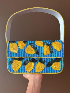 Mini bolso de cubo para mujer, billetera de cuentas de madera tejida a mano, bolso con cordón, nuevo lanzamiento - Product Image 4