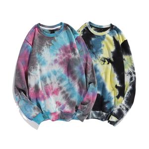 Sudaderas de cuello redondo personalizadas para mujer Sudaderas de invierno teñidas con lazo de manga larga para mujer - Product Image 1