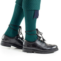 Chaussettes courtes tissées pour hommes en laine/nylon, anti-bactériennes et antidérapantes, avec logo personnalisé, service OEM, chaussettes écossaises