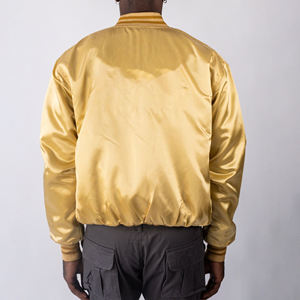 Chaqueta de Béisbol Personalizada al por Mayor para Hombre, Estilo Universitario, Cálida para Invierno, de Lona, Resistente al Viento, Transpirable, Cómoda, Largo Regular - Product Image 2