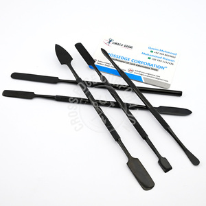 ชุดเครื่องแกะสลัก5-Spata เหล็กสำหรับเครื่องปั้นดินเผาดินเผาขี้ผึ้งสบู่งานอดิเรกเครื่องมือแกะสลักโคลนศิลปะคู่ - Product Image 5