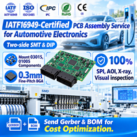 Solutions personnalisées tout-en-un pour circuits imprimés (PCB) et cartes électroniques assemblées (PCBA) de qualité automobile, conformes à la norme IATF16949, haute qualité, réponse rapide, service d'assemblage de composants SMD, SMT, DIP
