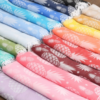Serviette de plage pour adultes en coton turc Peshtemal, OEM ODM, séchage rapide, écologique, haute durabilité, certifiée GOTS, rayée, légère, Hammam
