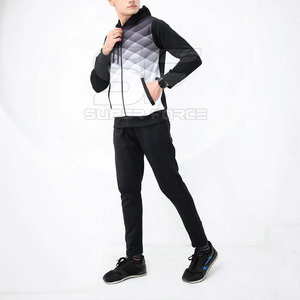 Chándal para hombre, tejido transpirable de secado rápido, ideal para correr y hacer ejercicio, conjunto cómodo de chándal para hombre - Product Image 6