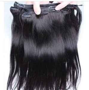 Vente directe de l'Inde Vente entière Extensions de cheveux humains Remy à clipser en vague naturelle Cheveux indiens de haute qualité - Product Image 6