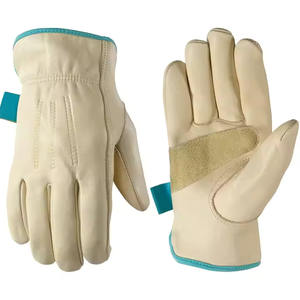 Gants de soudage en cuir de vachette à usage quotidien Sécurité de la construction industrielle personnalisée Protection des travaux - Product Image 1