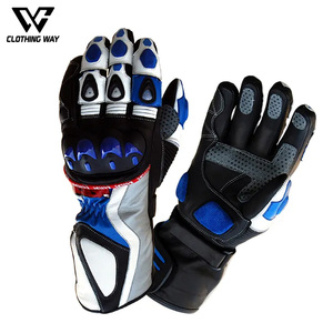Gants de moto en cuir personnalisés en gros, écran tactile, rembourrés, protecteurs, respirants, légers, durables, imperméables, doigts complets - Product Image 1