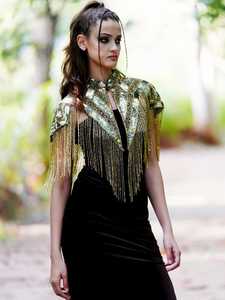 ชุดเบอร์เลสก์ลูกปัดประดับเลื่อมสายที่สวยงามตัวยึดที่หรูหราสำหรับโอกาสในงานเทศกาลตามธรรมชาติ - Product Image 3