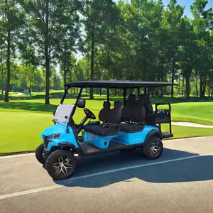 Carrito de golf eléctrico de 6 plazas Street Legal para adultos, carro de caza a la venta - Product Image 1
