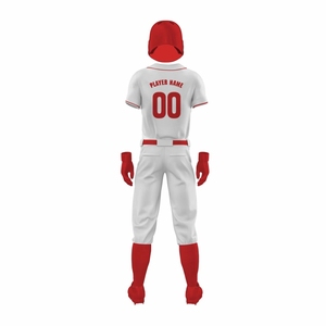 Ropa deportiva de béisbol transpirable con diseño de logotipo personalizado uniforme de longitud regular al por mayor con precios competitivos - Product Image 6