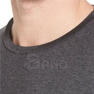 เสื้อยืดคอกลมแขนสั้นสำหรับผู้ใหญ่เสื้อยืดถักผ้าใยไผ่ออกแบบได้ตามต้องการ - Product Image 4