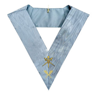 COLLIER REGALIA MAÇONNIQUE 2025 DU MAÎTRE DE CÉRÉMONIE DU RITE MODERNE FRANÇAIS - Product Image 1