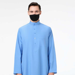 Nouveau à la mode hommes Daffah saoudien Thobes vente en gros islamique arabe dubaï 2024 haute qualité Daffah Thobe fabricant en PK - Product Image 3