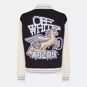 Nouvelles vestes varsity tendance pour femmes, y compris les vestes varsity personnalisées pour femmes grandes tailles et les vestes letterman pour femmes, vente en gros. - Product Image 2