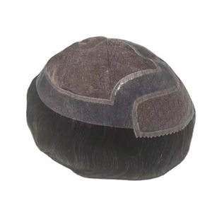 Perruque en cheveux naturels 100% humains, mono front lace, toupet, patchs, prothèse capillaire, Taz Hair BD, haute qualité - Product Image 6