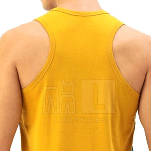 Meilleure vente Hommes 100% coton débardeur séchage rapide vêtements actifs haute qualité respirant équipement d'entraînement tricoté méthode de tissage - Product Image 6