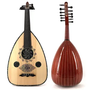 Professional 11 String Oud - Handmade Padouk Wood & Mother of Pearl Arabic Lute - Product Image 1