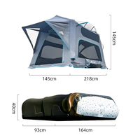 Tente de toit de voiture gonflable innovante de la série Playdo Guard Dog pour 1-3 personnes Camping utilisation OEM Portable Glamping tentes d'extérieur