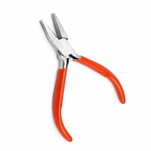 Alicates de Joyería de Punta Plana de 4 Pulgadas (100 mm) MANAN INSTRUMENTS de Alta Calidad, Acero Inoxidable, Mango de PVC, Herramienta de Precisión para Doblar Alambre - Product Image 1