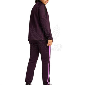 Tallas grandes para mujer Tops de poliéster Slim Fit Cómodo para todos los días y el trabajo Chándales de poliéster - Product Image 4