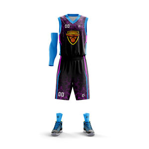 Conjunto de uniforme de baloncesto Reversible personalizado 2025, camisetas de baloncesto por sublimación personalizadas para jóvenes adultos - Product Image 3