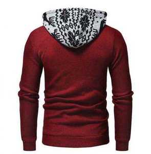 솔리드 패턴 유행 승화 일반 염색 겨울 새로운 디자인 크리스마스 까마귀 <span class=keywords><strong>2025</strong></span> 남자의 크리스마스 후드 - Product Image 4