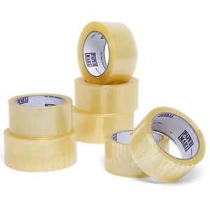 Clear BOPP 2 Mil Carton Sealing Tape Low Noise Strong Acrylic Adhesive Water Activated Pressure Sensitive Tape - Product Image 1