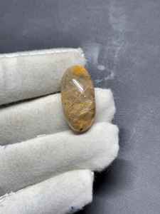 คริสตัลหินทรงรีจากทับทิมสีทองธรรมชาติคุณภาพระดับพรีเมี่ยมสำหรับการนั่งสมาธิและการตกแต่งบ้านงานฝีมือแกะสลัก - Product Image 5