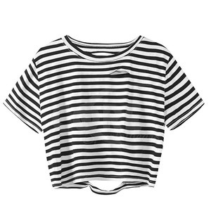 Offre Spéciale personnalisé 100% coton respirant Gym course sport à manches courtes débardeurs pour dames - Product Image 1