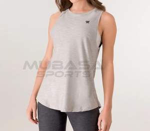 Réservoirs d'entraînement de gymnastique personnalisés de haute qualité hommes/femmes débardeur de danse de battement intérieur surdimensionné débardeur de bonne qualité pour l'entraînement - Product Image 4