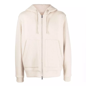 Sudaderas Cálidas de Invierno para Hombre, 100% Algodón, Tinte Liso, Tejido Suave y Acogedor, Estilo Regular, Transpirable, Resistente al Viento, Uso Diario Informal - Product Image 4