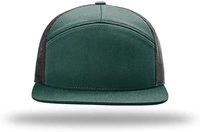 Casquette Snapback Unisexe en Maille 6 Panneaux Couleur Unie Respirante Ajustée pour le Printemps et l'Été – Style Décontracté