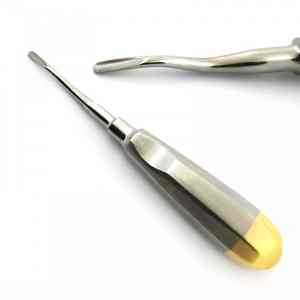 Best Quality Stainless Steel Manual <b>Dental</b> Elevators <b>Instruments</b> with Serrated Tip Extraction Root Removal by Caronia <b>Surgical</b> - Product Image 4
